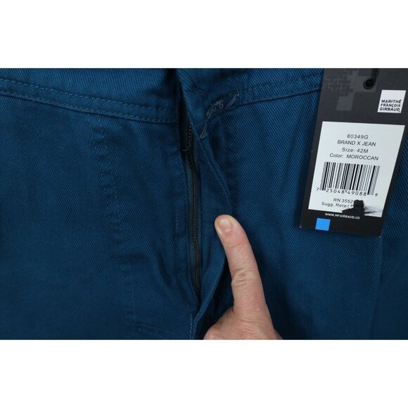 Deadstock Vtg 90s Marithe Francois Girbaud Mens 42x32 Loose Fit Wide Leg Jeans - Picture 9 of 16